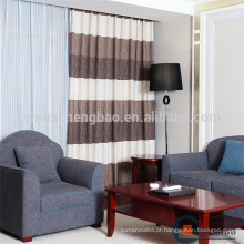 Cortinas e cortinas modernas modernas de patchwork de linho